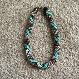 Handcrafted Beaded Necklace - Multicolor